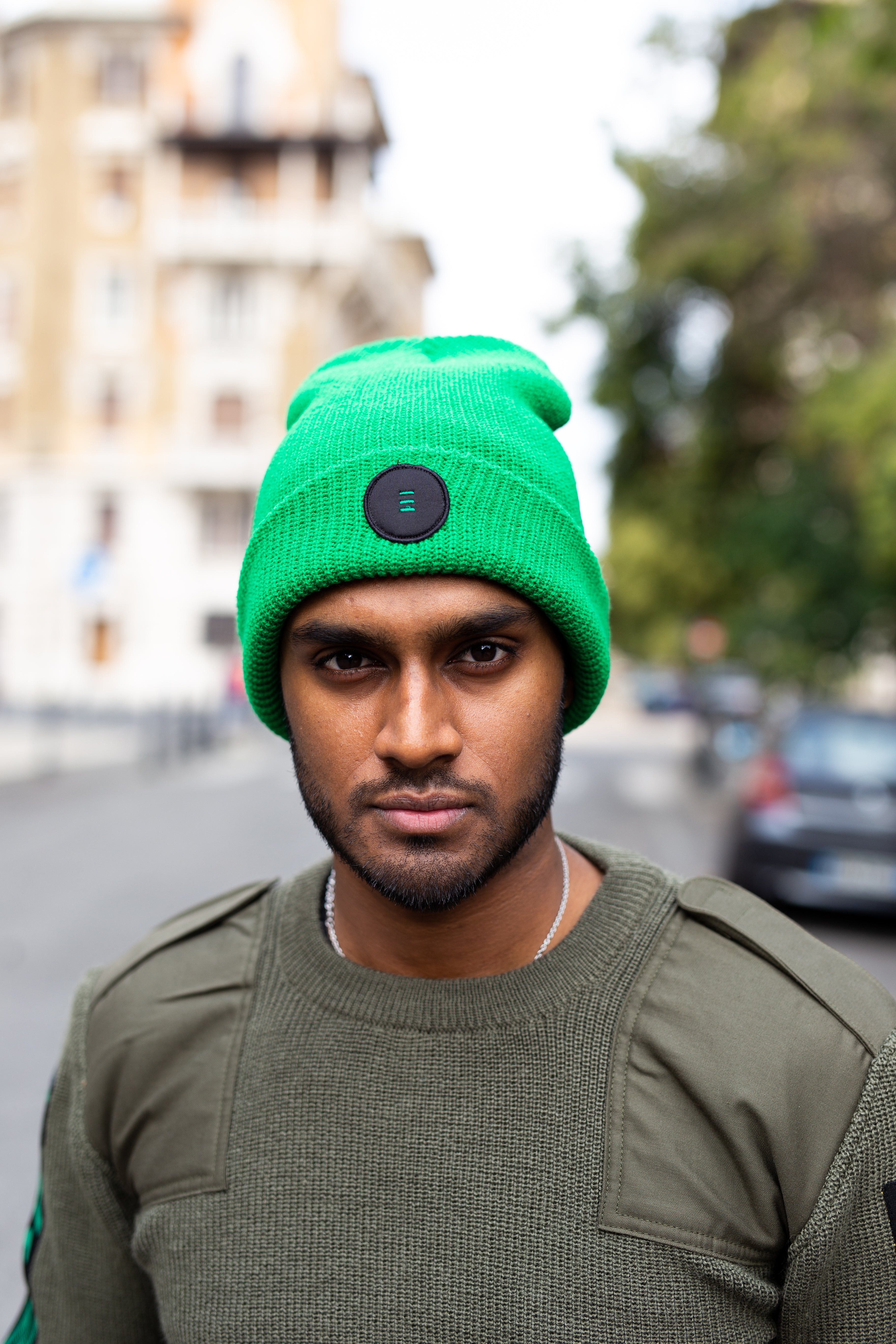 E-DARE BEANIE - CELTIC GREEN